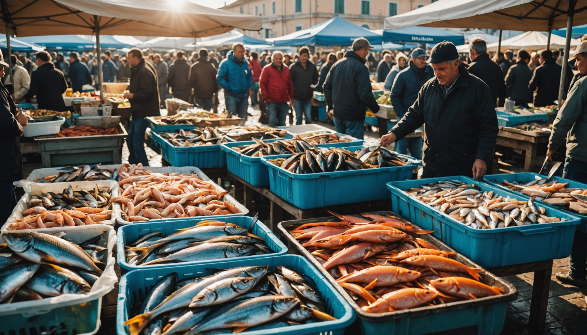 découvrez le parcours des poissons du port à l’assiette, explorez les marchés aux poissons, les criées animées et savourez des tapas marins frais et gourmands.