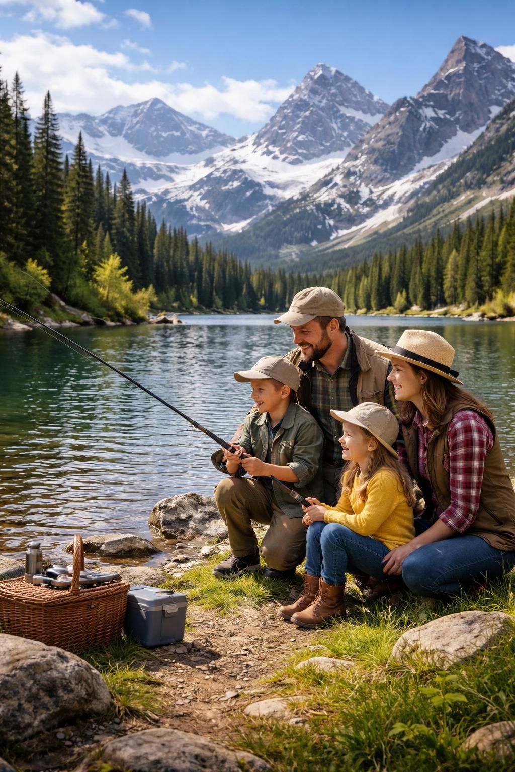 découvrez des moments inoubliables de pêche en famille pour mamans passionnées dans les magnifiques lacs de montagne, alliant détente et aventure au cœur de la nature.