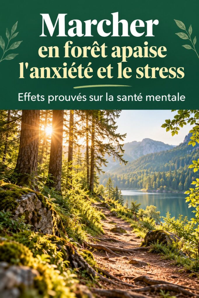 Marcher en forêt pour soulager l’anxiété et le stress